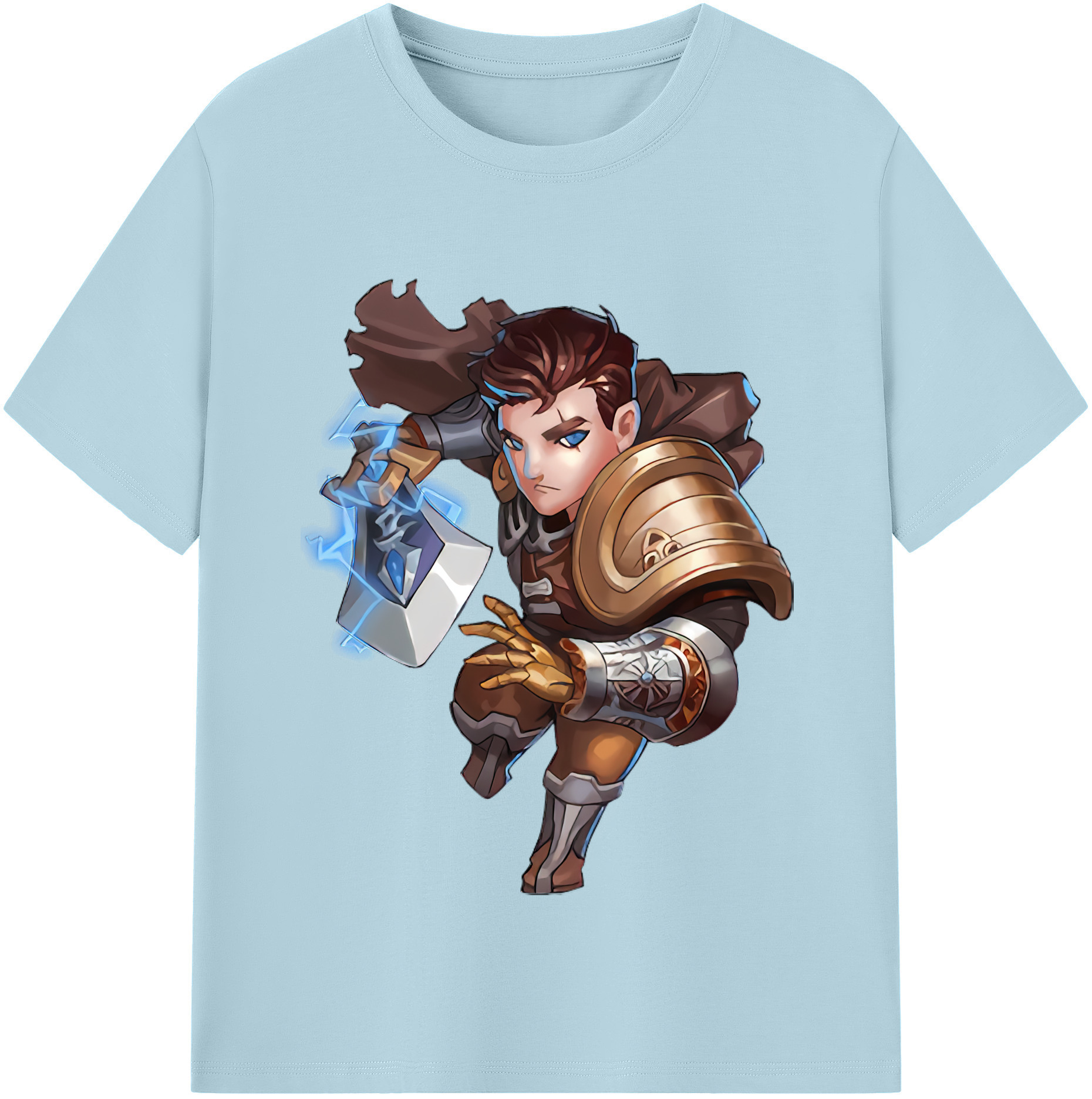 リーグ・オブ・レジェンド League of Legends LOL 綿100％半袖Tシャツ（フロントプリント）